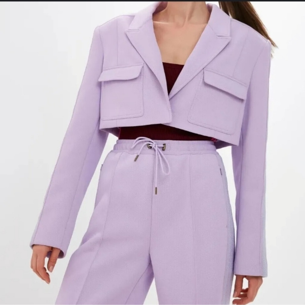 Ivy Park X Adidas Rodeo Collection Cropped Suit Jacket NWT